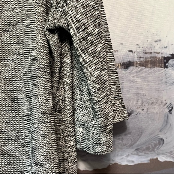 J JILL Pure Jill Gray Flecked 100% Cotton Knit Pullover Sweater Sz XL 3/4 Sleeve - Picture 9 of 13